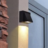 Luminize wandlamp voor binnen en buiten - downlight - industrieel - design - 8x8x6cm - IP65 - 5w - 2700k