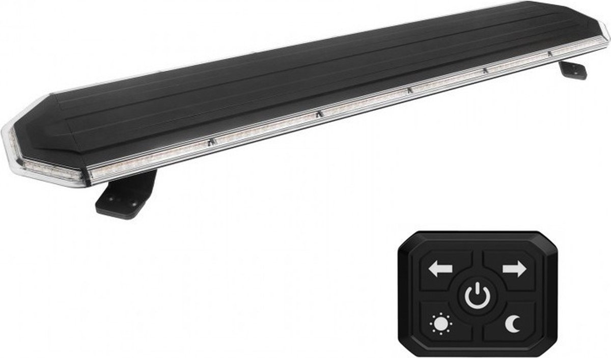 LED zwaaibalk - 107cm - ECE R65 R10 - Amber - Inclusief controller