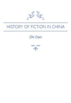 China Classified Histories - History of Fiction in China