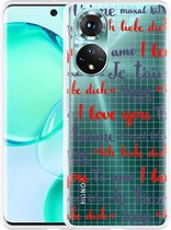 Honor 50 Hoesje I Love you - Designed by Cazy