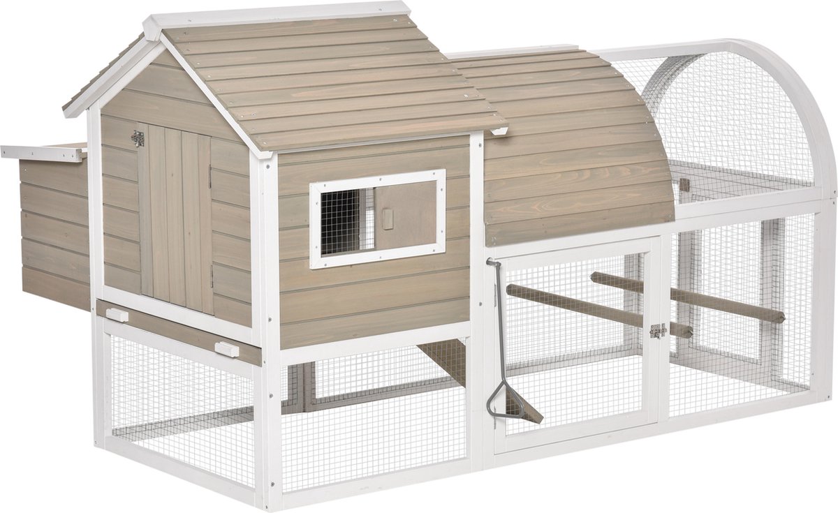 Poulailler de luxe en bois pour jardin exterieur 2-5 poules Cage