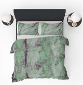 Refined Bedding Dekbedovertrek Metal Green 2-Persoons 200 x 200/220 cm + 2 kussenslopen