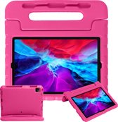 Hoes Geschikt voor iPad Pro 2021 (11 inch) Hoes Kinder Hoesje Kids Case Cover Kidsproof - Hoesje Geschikt voor iPad Pro 11 inch (2021) Hoesje Kinder Hoesje - Roze