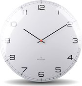 Huygens - Dome45 Arabic - Wit - Wandklok - Stil - Quartz uurwerk