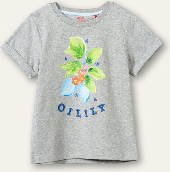 Oilily Tuk - T-shirt - Meisjes - Grijs