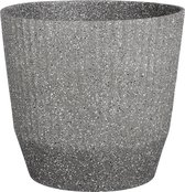 Mica Decorations Rio Bloempot voor buiten - H33,5 x Ø37 cm - Grijs