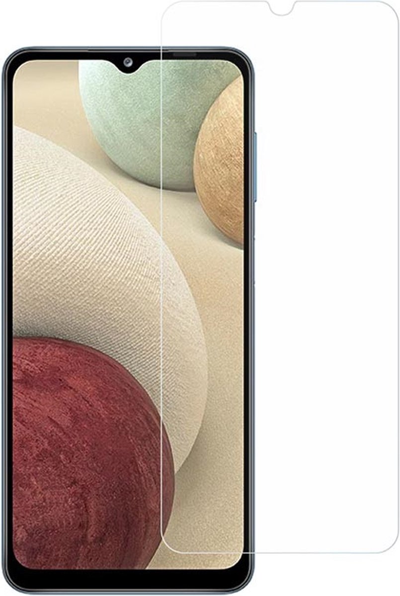 LuxeBass Screenprotector geschikt voor Samsung Galaxy A12 - glas scherm - bescherming