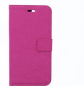 LuxeBass Hoesje geschikt voor iPhone 11 Pro Max - Bookcase Roze - portemonnee hoesje - telefoonhoes - gsm hoes - telefoonhoesjes