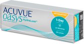 ACUVUE® OASYS 1-Day with HYDRALUXE for ASTIGMATISM - Sterkte -6.00 - Cilinder -0.75 - As 150 - 30 pack - Daglenzen - BC 8.50 - Torische contactlenzen