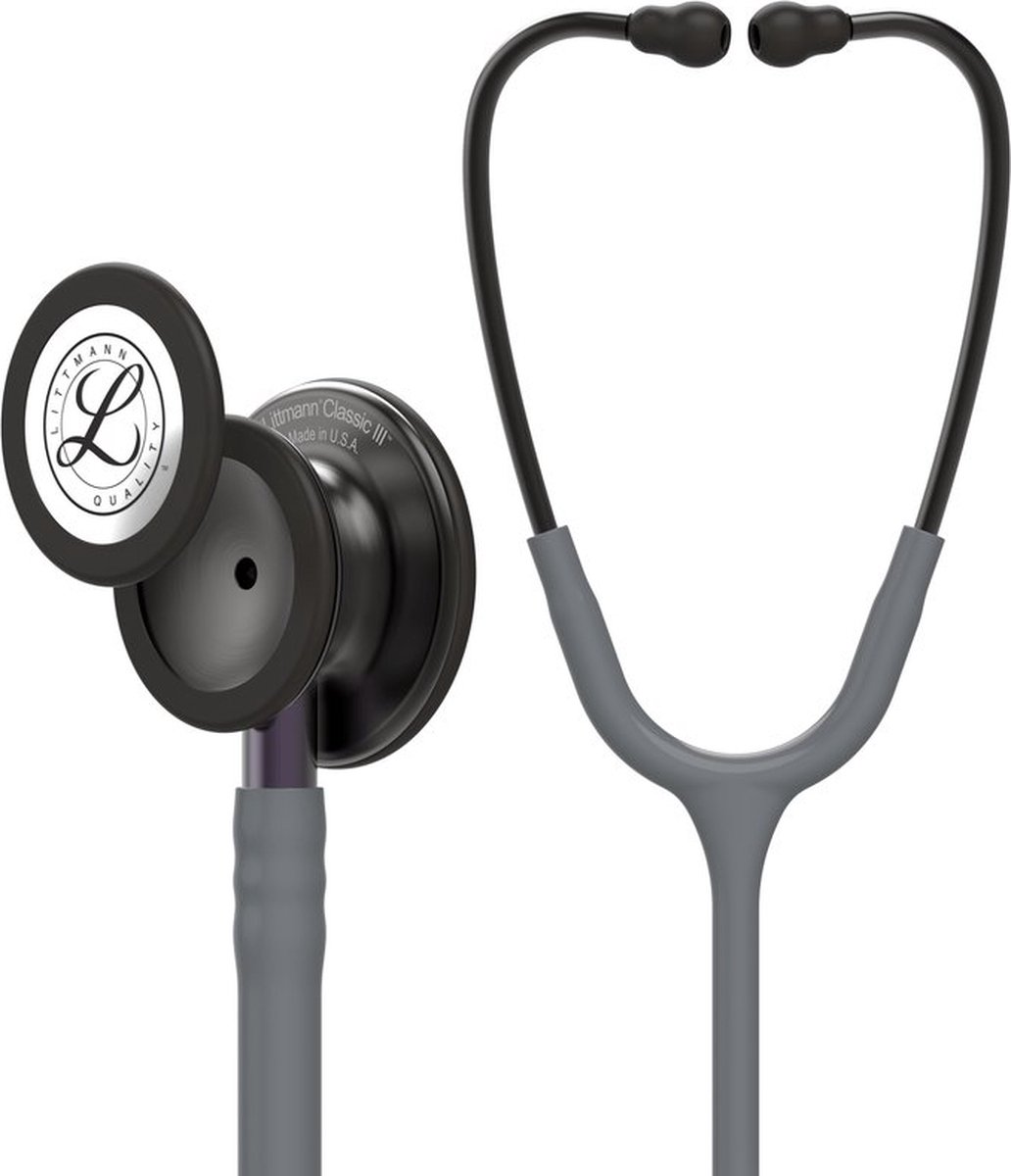Goedkoopste Littmann Classic III Stethoscoop 5873 Grijs Smoke Edition - Paars