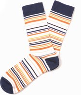 BUREL | Sokken met strependessin in lichtere tinten