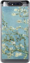 Geschikt voor Samsung Galaxy A80 hoesje - Amandelbloesem - Van Gogh - Kunst - Siliconen Telefoonhoesje