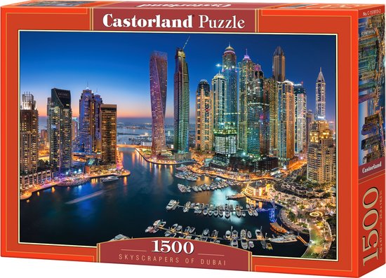 Puzzel zicht op Dubai