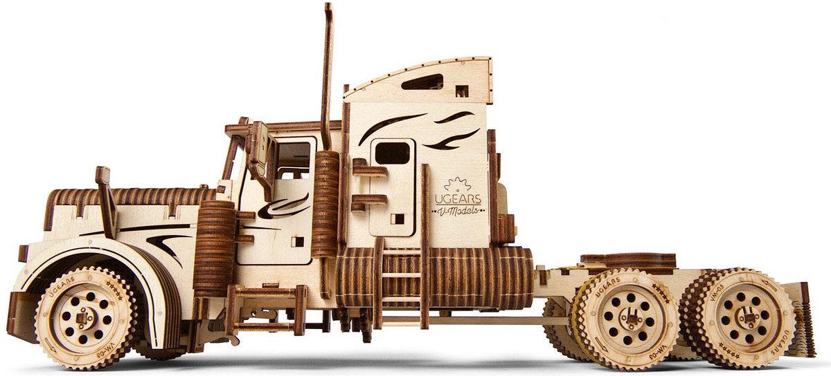 UGEARS Houten 3D Model - Heavy Boy Truck — afbeelding 10