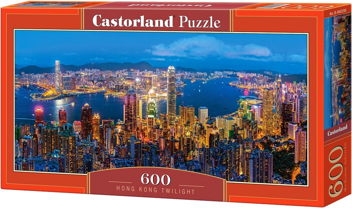 Castorland Hong Kong Twilight 600 pcs Jeu de puzzle 600 pièce(s) Ville |  bol.com