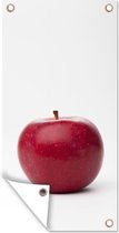 Schuttingposter Appel - Fruit - Rood - 100x200 cm - Tuindoek