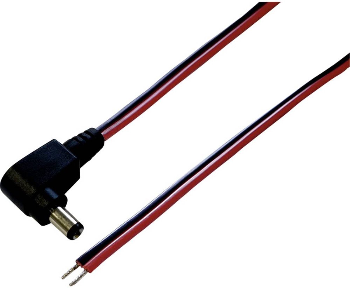 TRU COMPONENTS Laagspannings-aansluitkabel Laagspanningsstekker - Open kabeleinde 5.50 mm 2.10 mm 0.50 m 1 stuk(s)