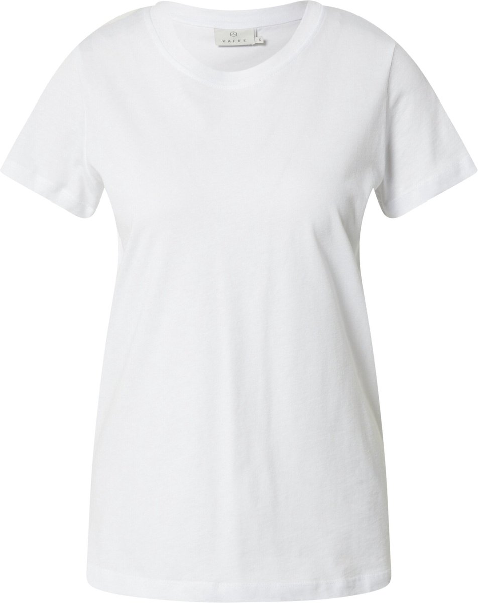 Kaffe shirt kamarin Wit-M