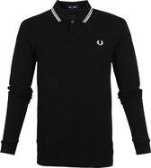 Fred Perry - LS Polo Zwart 305 - L - Modern-fit