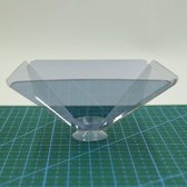 3D Hologram Piramide Display - 3D Projector Video - Hologram Scherm - Stand Universal voor Mobiele Telefoon en Tablets