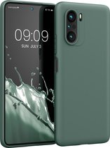 kwmobile telefoonhoesje geschikt voor Xiaomi Mi 11i / Poco F3 - Hoesje voor smartphone - Back cover in blauwgroen