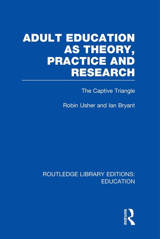 Adult Education As Theory, Practice and Research - cover