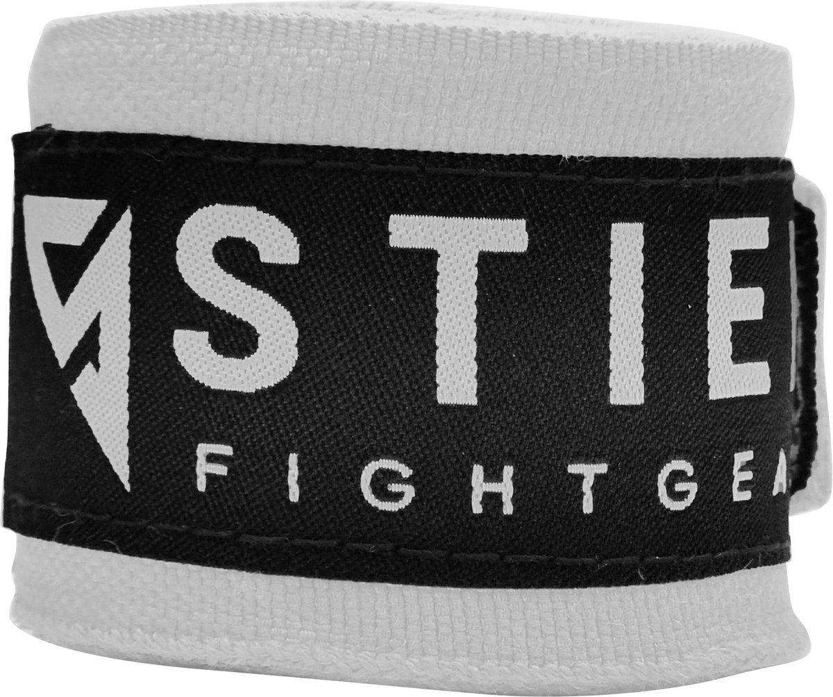 Stiel Bandages - Brede Sluiting - 450 cm - Helder Wit