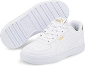 PUMA Caven PS Unisex Sneakers - White/Amazon Green/Gold - Maat 35