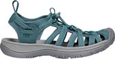 Keen Whisper Dames Wandelsandalen Smoke Blue | Aqua | Polyester | Maat 42 | K1022809