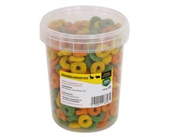 Utopia Knabbel Ringetjes - Plantaardige Snacks Knaagdieren - 165 Gr Knapperig Tussendoortje