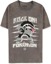 Pokémon - Obstagoon Punk Heren T-shirt - S - Grijs
