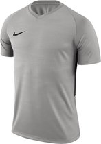Nike Tiempo Premier SS Jersey  Sportshirt - Maat XL  - Mannen - grijs