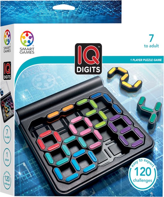 Gezelschapsspel: SmartGames IQ Digits, uitgegeven door SmartGames