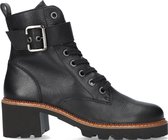 Paul Green 9910 Veterboots - Laarzen Met Veters - Dames - Zwart - Maat 38,5