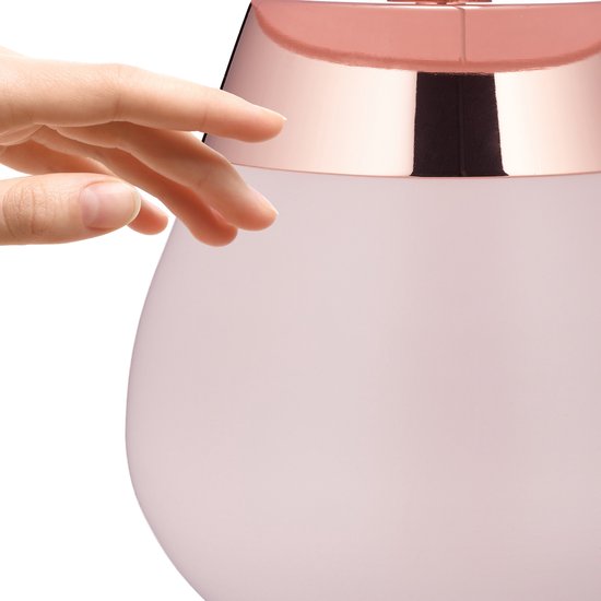 nachtlamp touch - stoffen lampenkap - E14 - Ø 18 cm - slaapkamer - woonkamer van Merkloos — afbeelding 4