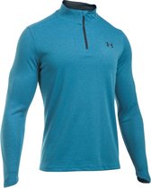 Under Armour - Cold Gear Infrared 1/4 Zip - Fleece trui - S - Blauw