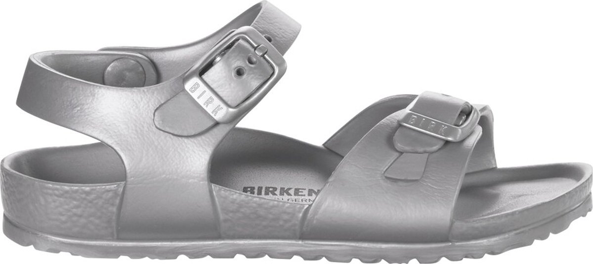 Birkenstock Rio EVA Kinderslippers Small fit Zilver