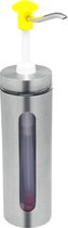 30ml Sausdispenser Met Kijkvenster En Gele Drukknopbediening, Gastro-Inox 503.118