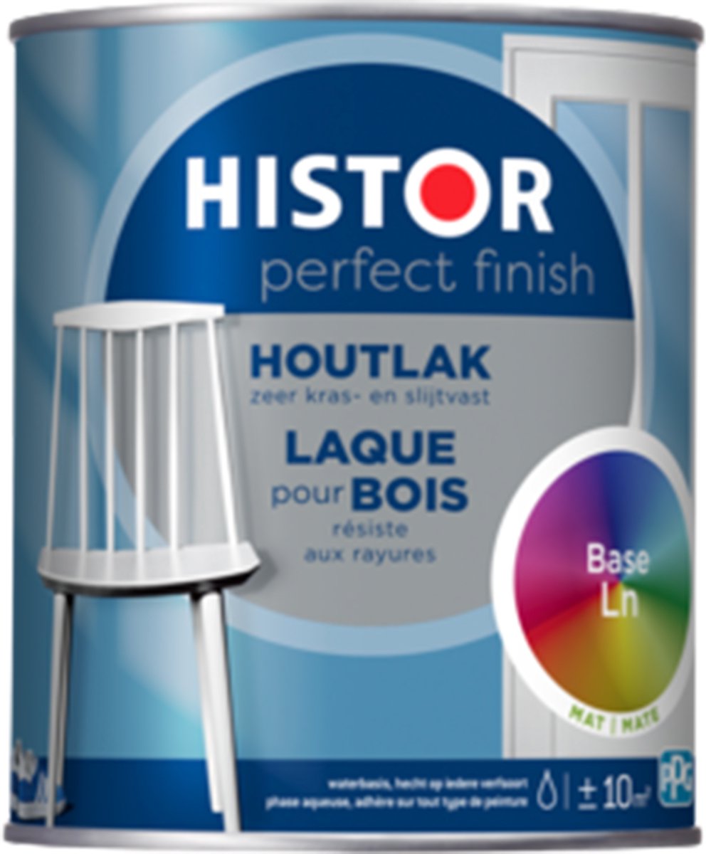 Histor Perfect Finish Houtlak Mat 2,5 Liter - Wit