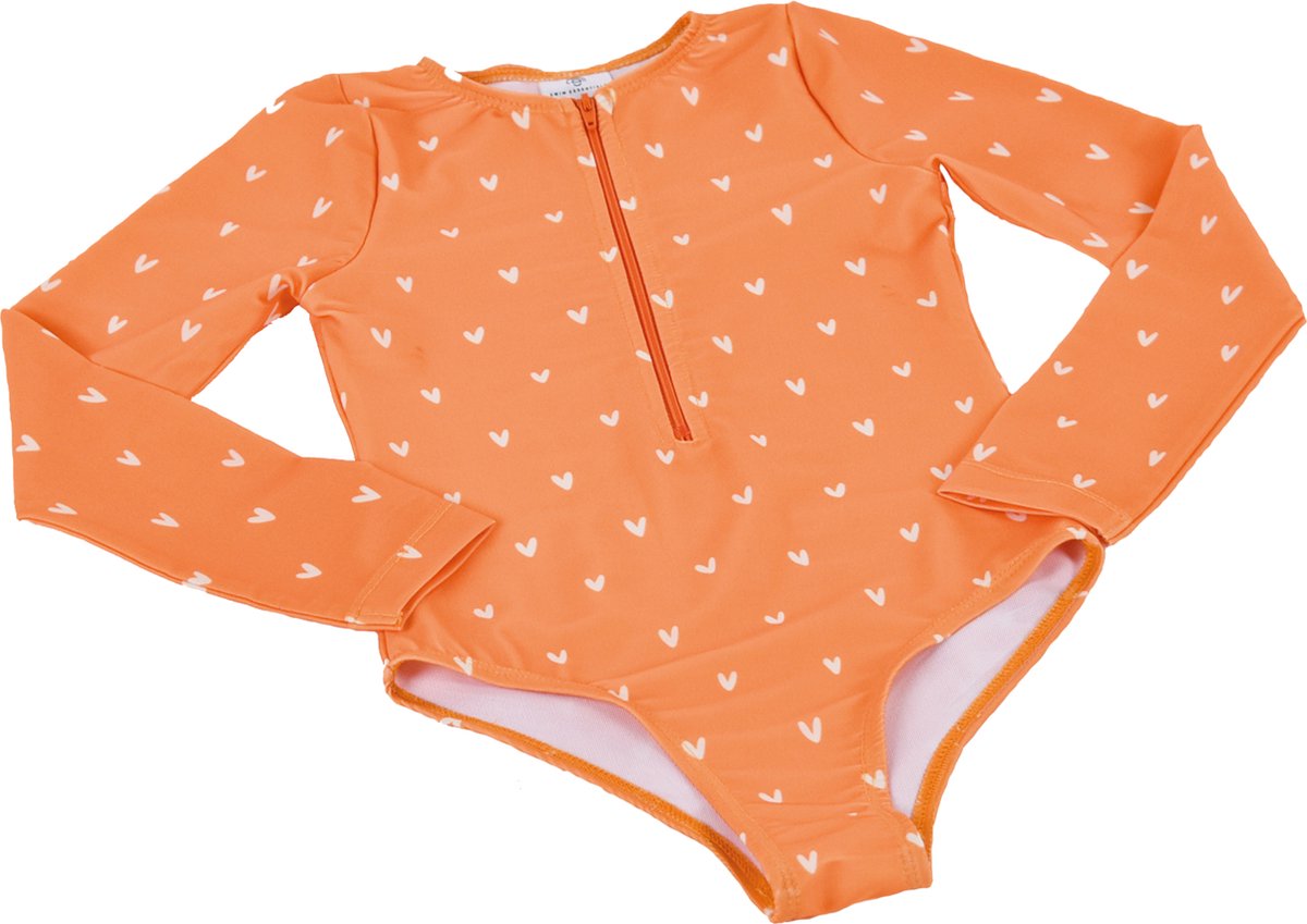 Swim Essentials UV Badpak Meisjes Met Lange Mouwen - Oranje - Oranje Kiss — afbeelding 15