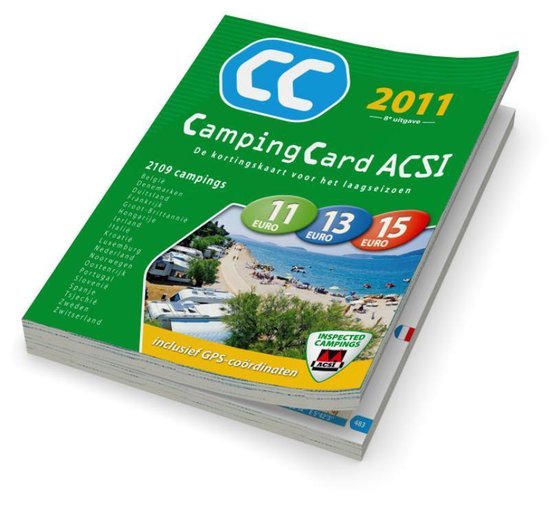 Cover van het boek 'ACSI Campingcard 2011 inclusief GPS-coordinaten'