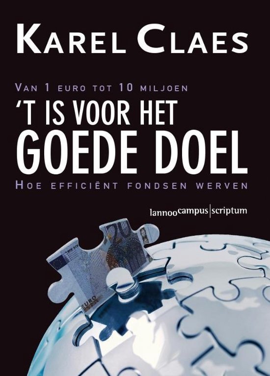 Cover van het boek ''T is voor het goede doel' van Karel Claes