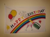 Verjaardags vlag 100 x 150 cm