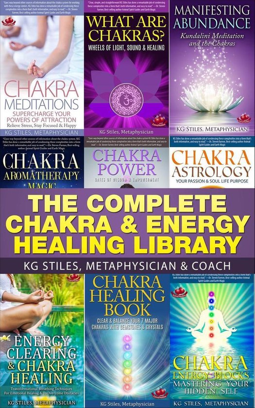 Chakra Healing - The Complete Chakra & Energy Healing Librar ... - cover