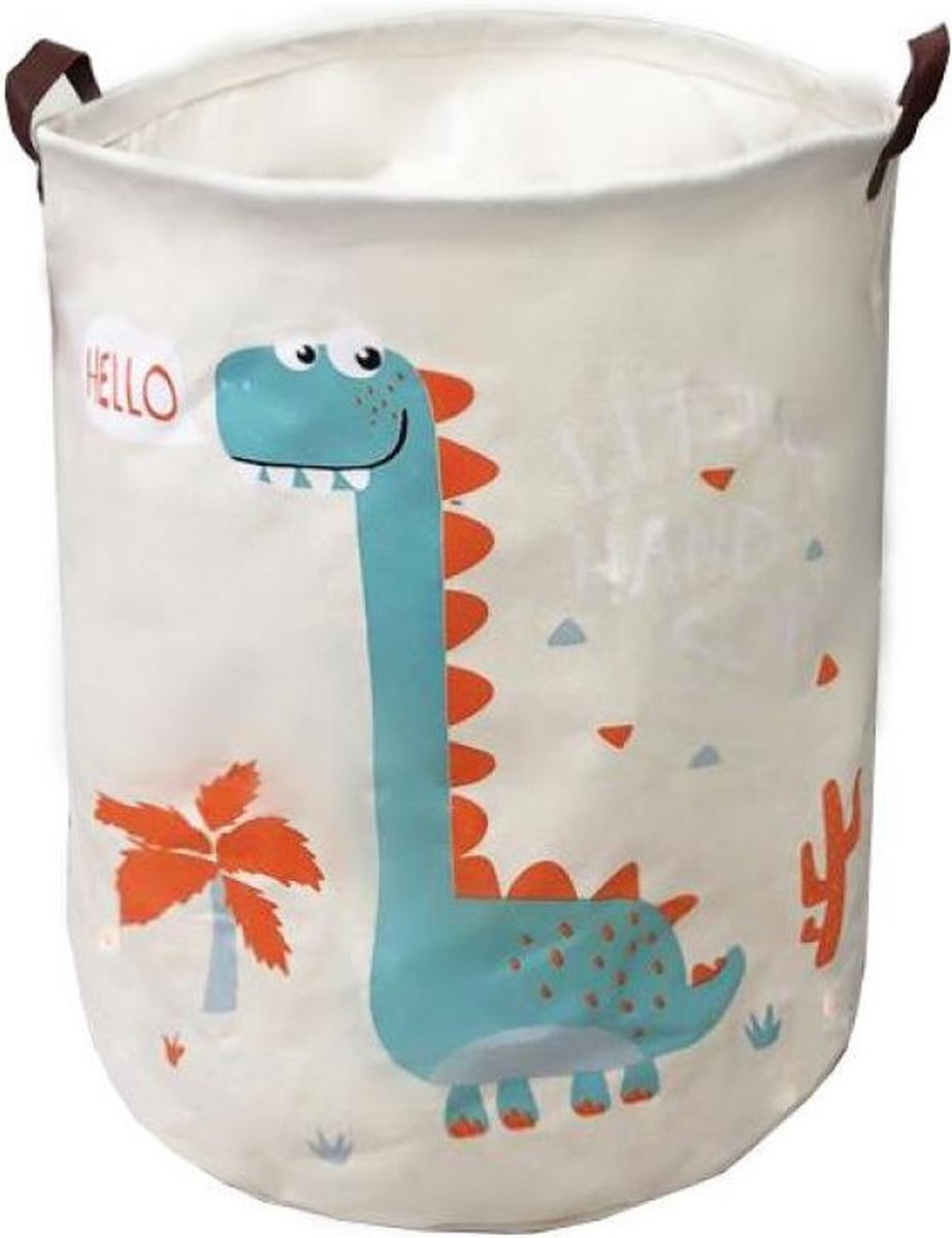 XL Opbergmand Speelgoed & Wasgoed - Beige met Beer Design