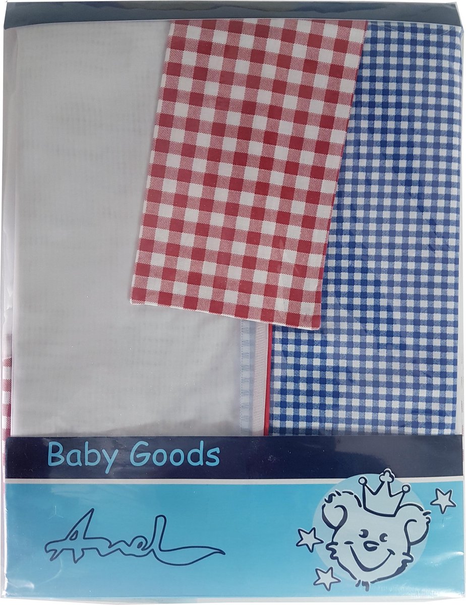 Anel Kinderbed Sluier - Bontje Blauw
