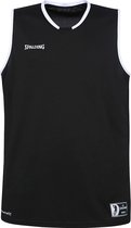 Spalding Move Tanktop kinderen Basketbalshirt - Maat 116  - Unisex - zwart/wit