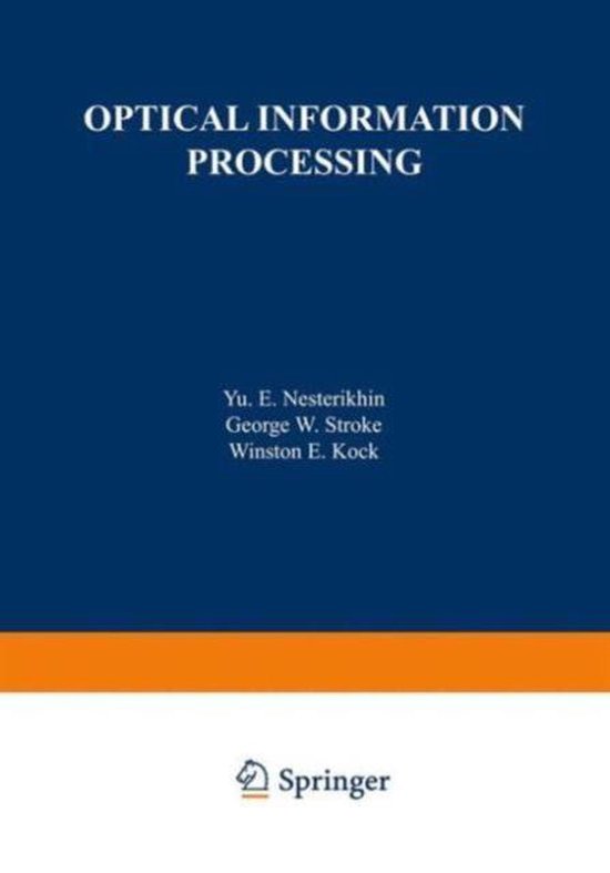 Optical Information Processing 9780306308994 Boeken bol