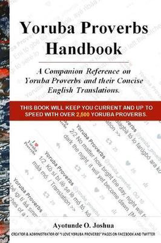 Yoruba Proverbs Handbook 9781542550956 Ayotunde O Joshua Boeken