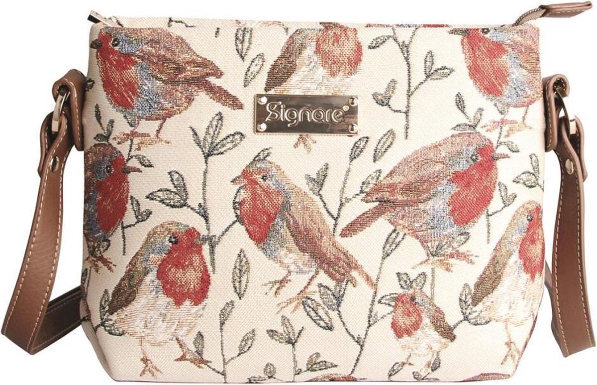 Signare Schoudertas - Gobelin - Robin - Vogel - 2718